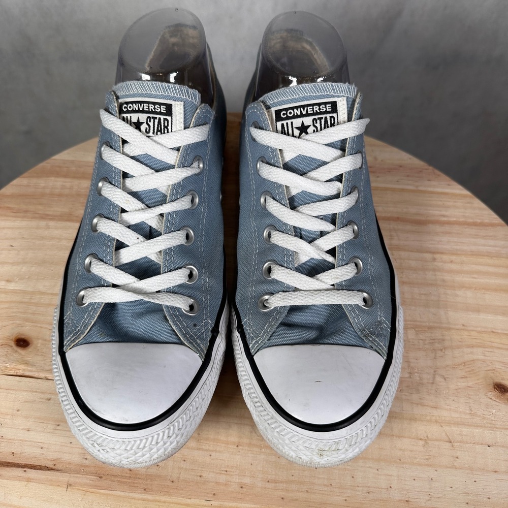 Converse All Star Low Top Women Size 10 Blue Good Canvas Sneakers M9696 - Picture 3 of 16